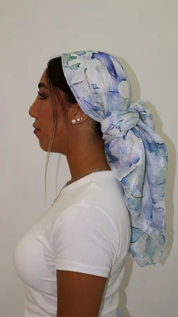 מטפחת מרובעת דגם לגונה