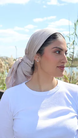 מטפחת מרובעת יסמין פליסה פודרה