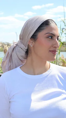 מטפחת מרובעת יסמין פליסה פודרה