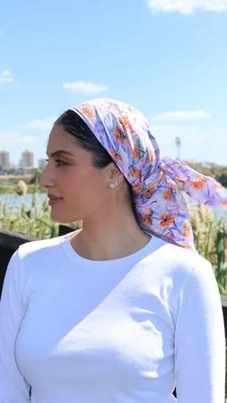 מטפחת מרובעת לילך קרפ לייקרה