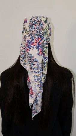 מטפחת לונג צר דגם יערה