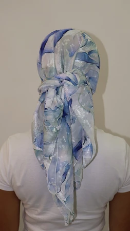 מטפחת לונג צר דגם לגונה