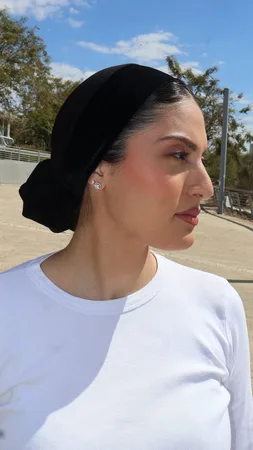 בובו נמוך כפתורים- שחור